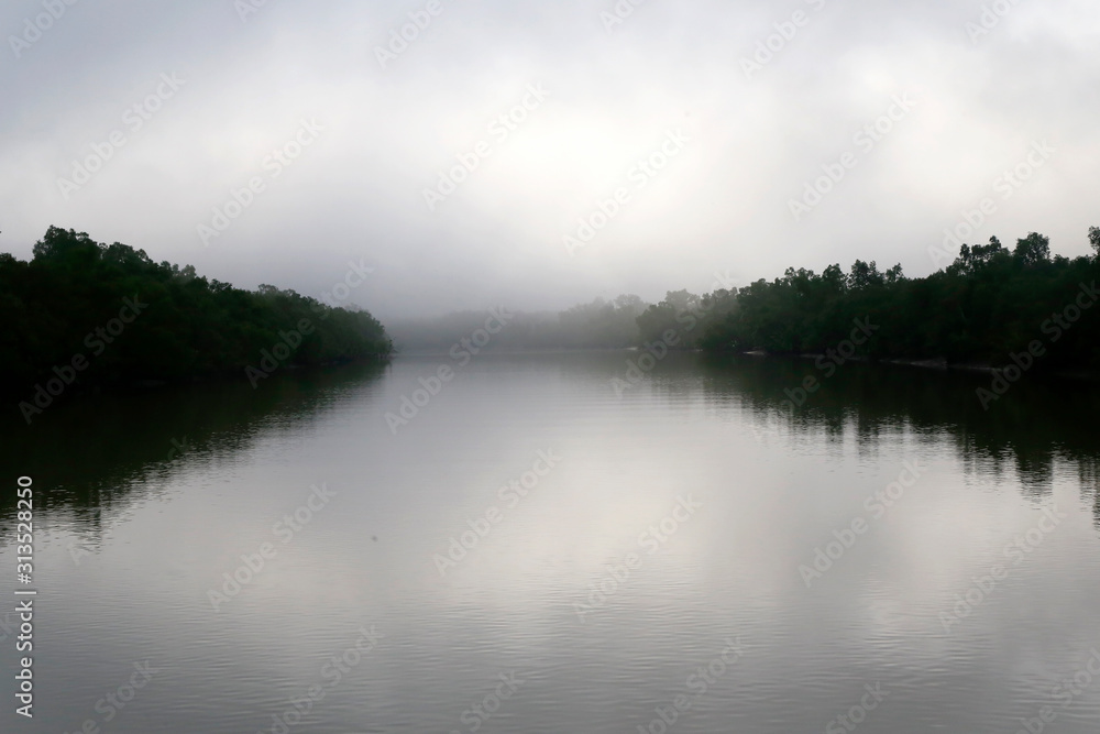 Fototapeta premium morning on lake