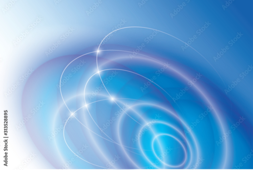 Blue and white wave abstract illustration, soft design Blue and white wave abstract illustration, soft design