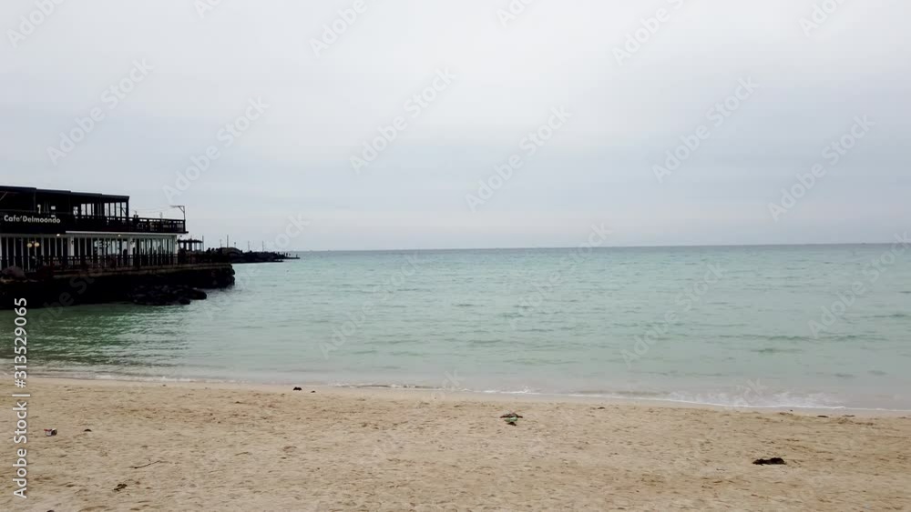 jeju hamdeok beach scenery, south korea jeju hamdeok beach scenery, south korea