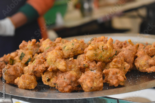 close up of fritters