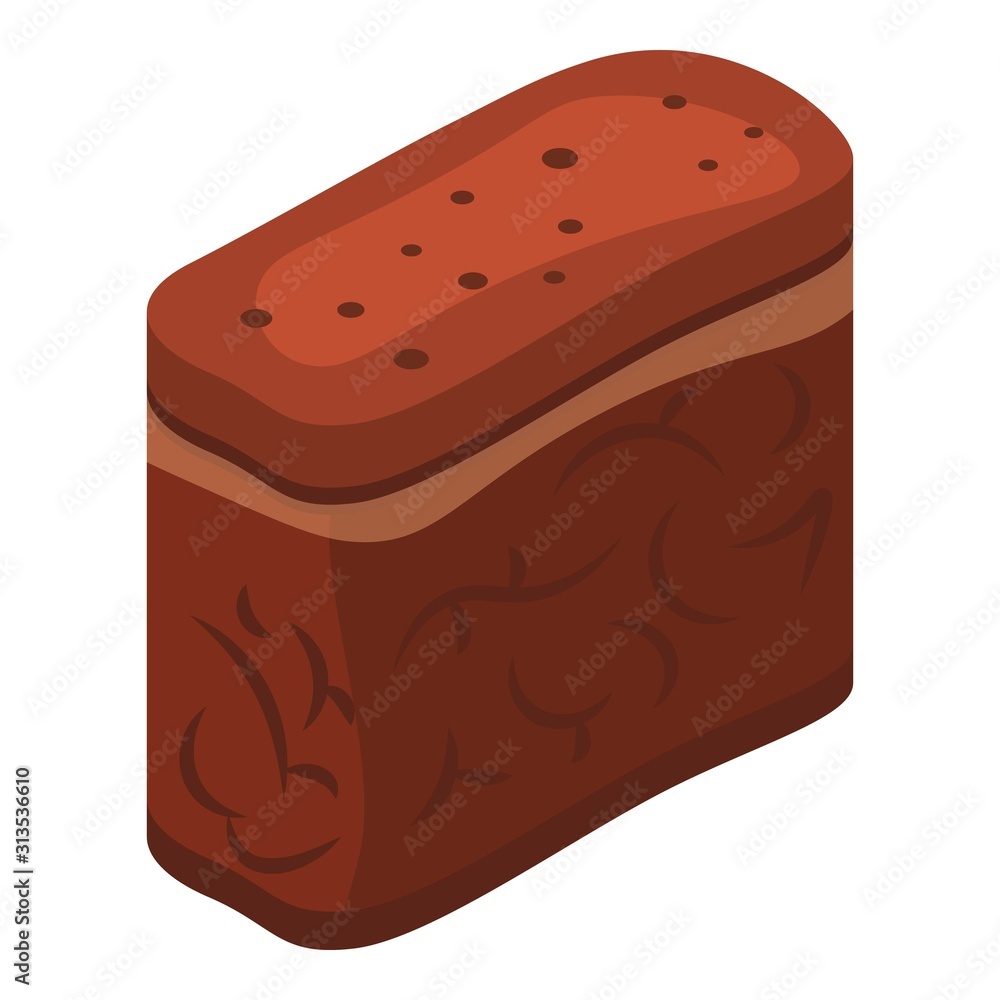 Meat steak icon. Isometric of meat steak vector icon for web design isolated on white background Meat steak icon. Isometric of meat steak vector icon for web design isolated on white background