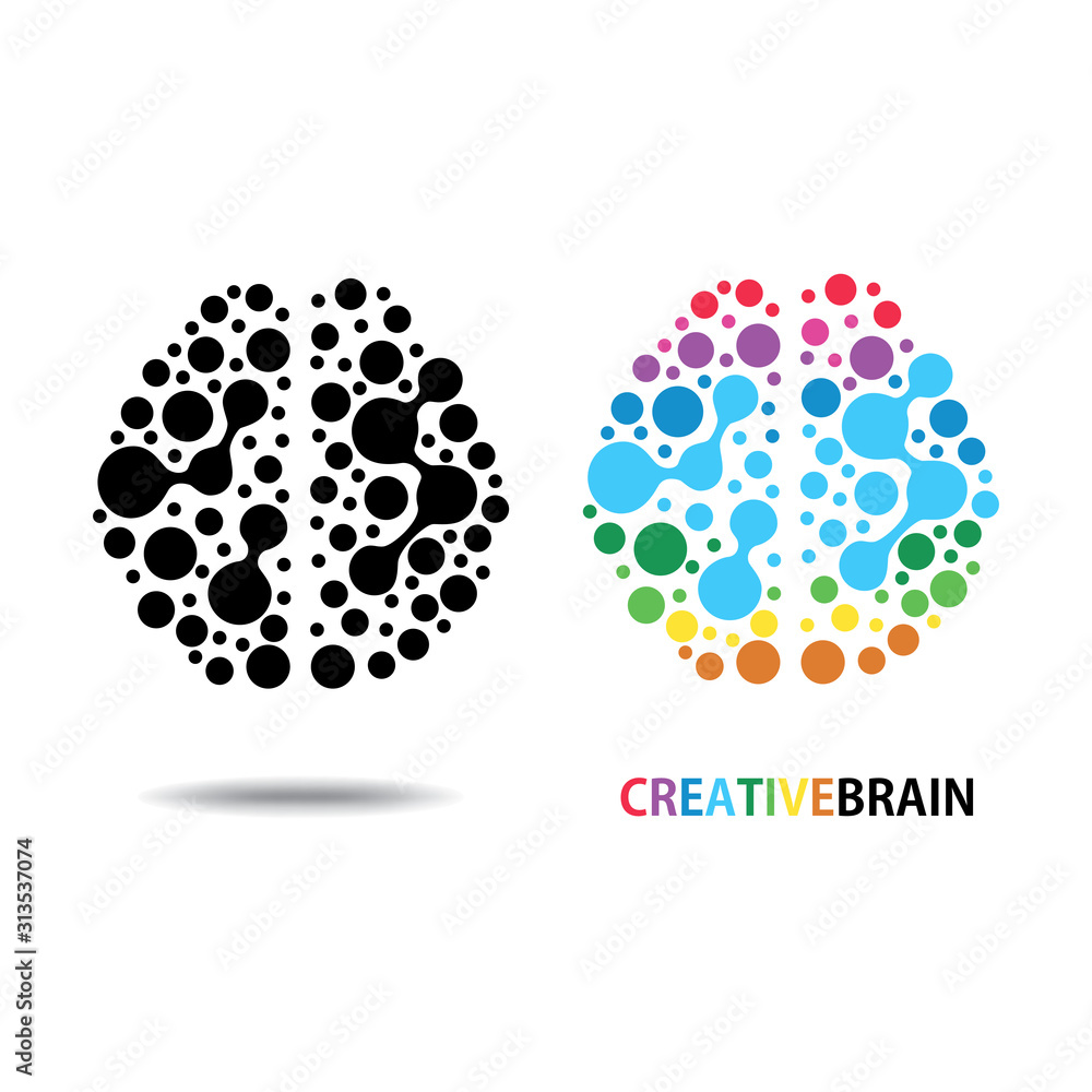 Design conceptual Brain,Vector Illustration.on white background.... Design conceptual Brain,Vector Illustration.on white background....