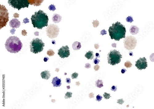 ウイルス　増殖　イメージ　イラスト