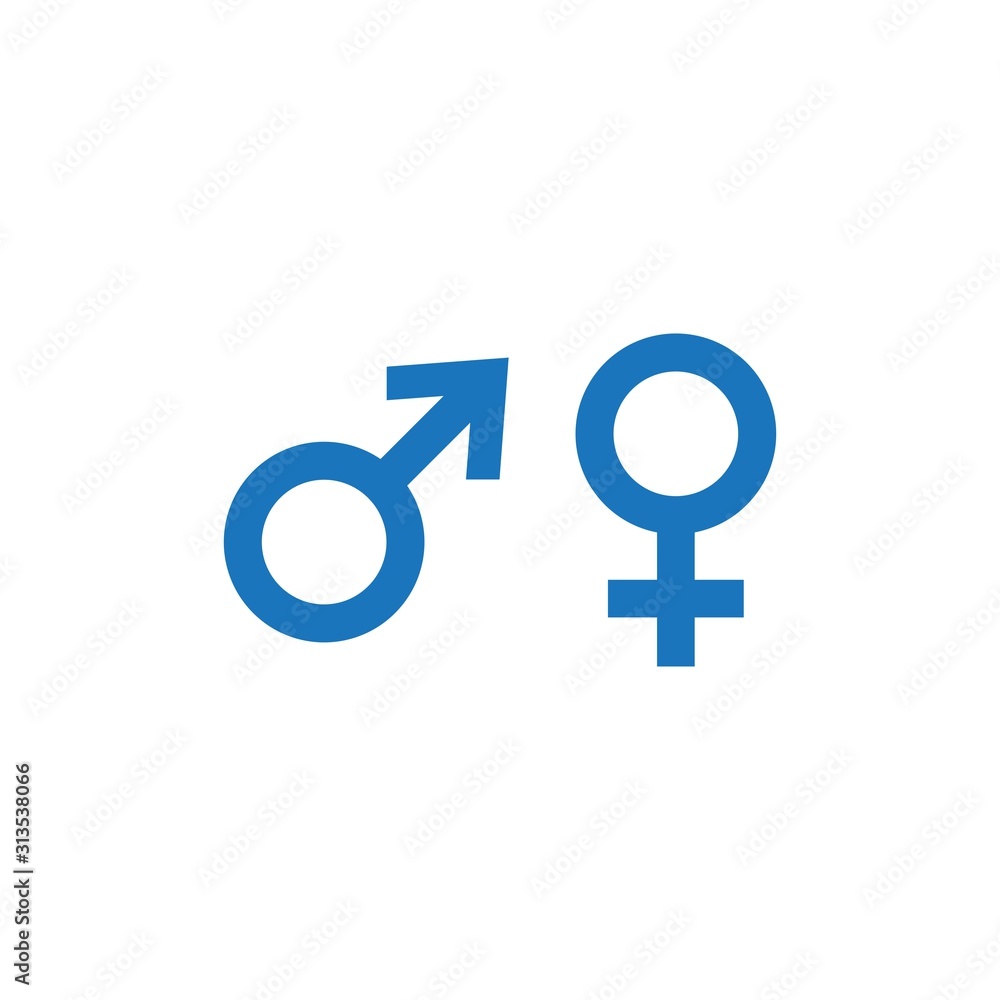 Gender logo vector Gender logo vector