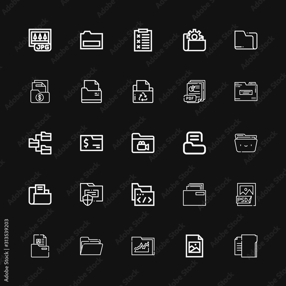 Editable 25 doc icons for web and mobile Editable 25 doc icons for web and mobile