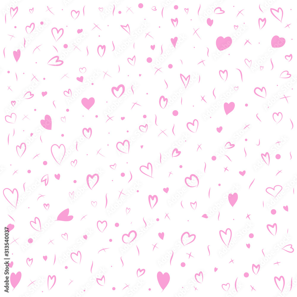 Memphis pattern background for Valentine's Day Memphis pattern background for Valentine's Day