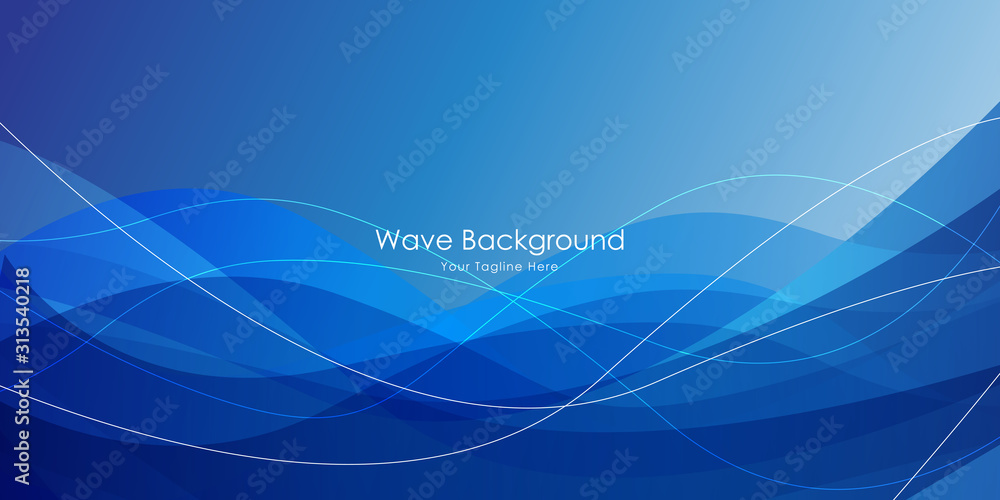 Abstract blue and white wave background Illustrations for templates Abstract blue and white wave background Illustrations for templates