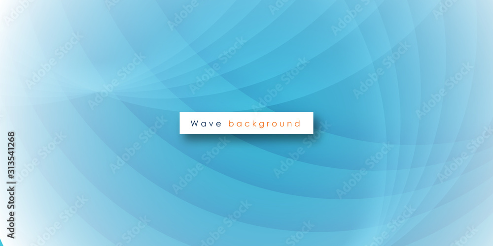 Obraz Abstract Design Creativity Background of Blue Waves
