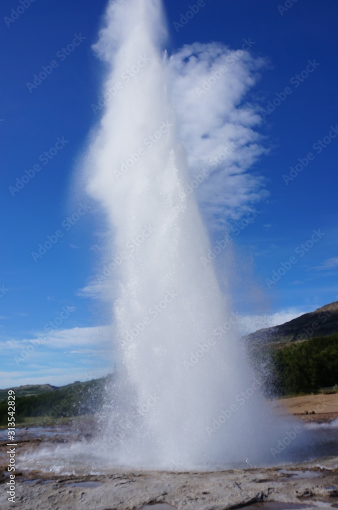 Geysir Geothermal Area in iceland