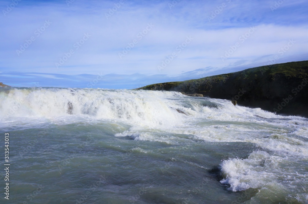 Gullfoss Waterfall in iceland