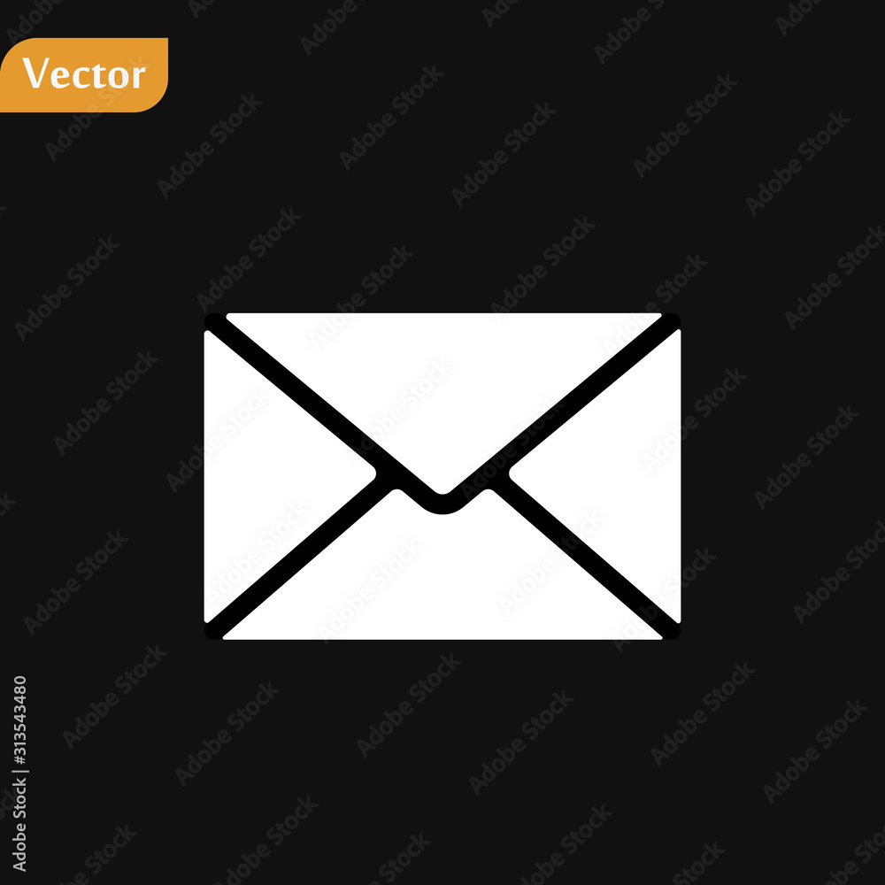 Email icon. Envelope Mail services. Contacts message send letter isolated flat Email icon. Envelope Mail services. Contacts message send letter isolated flat