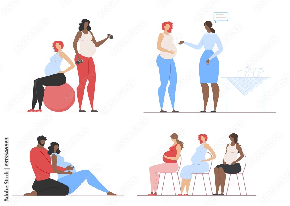 Fitness and Advisory Classes for Pregnant Set Fitness and Advisory Classes for Pregnant Set