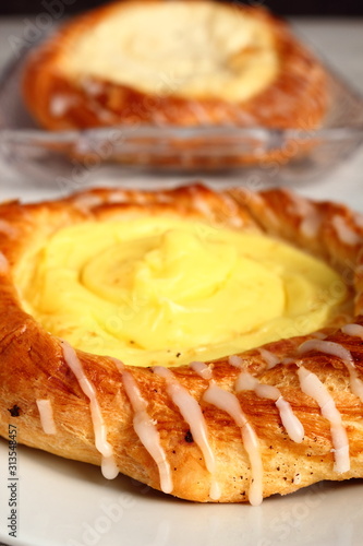 Danish Pastry with Custard Filling © ffolas
