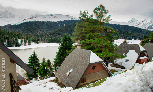 Lake of Payolle in the french Pyrenees photo