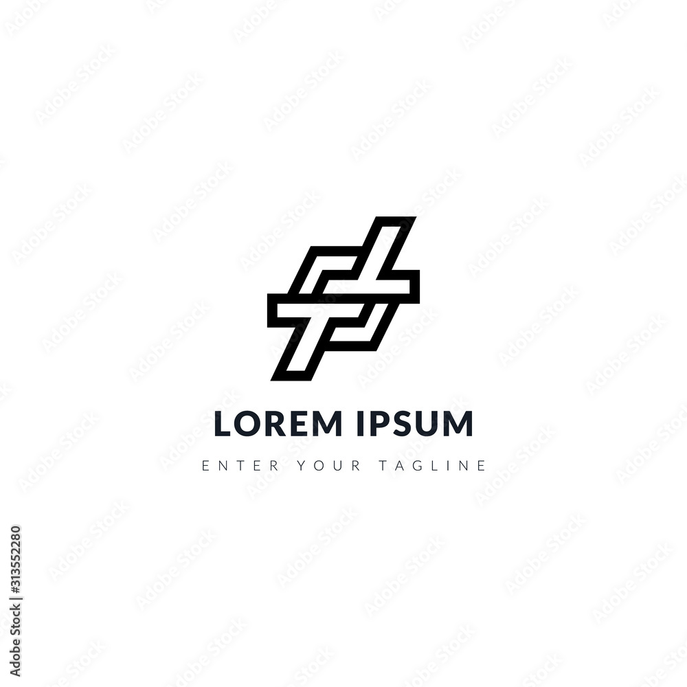 logo letter tt monogram design, with the concept of the letter t + t logo letter tt monogram design, with the concept of the letter t + t