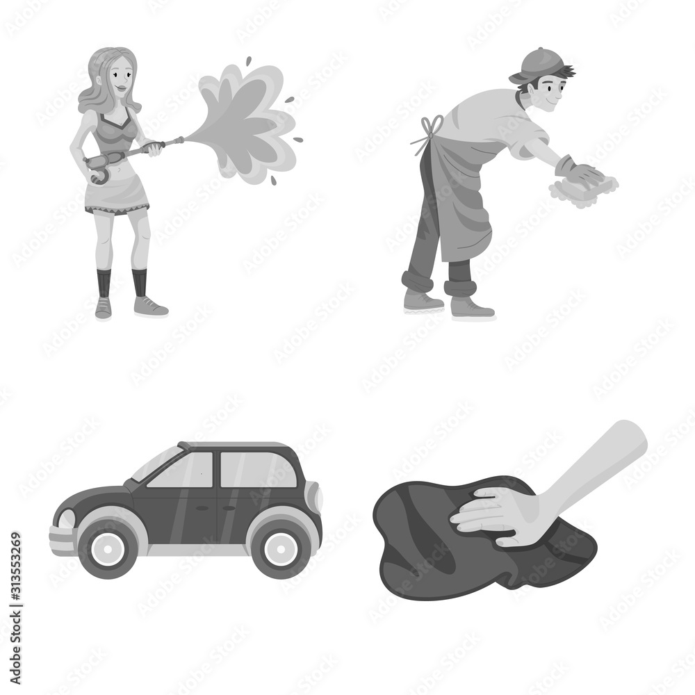 Vector illustration of detergent and service sign. Set of detergent and cleaning vector icon for stock. Vector illustration of detergent and service sign. Set of detergent and cleaning vector icon for stock.