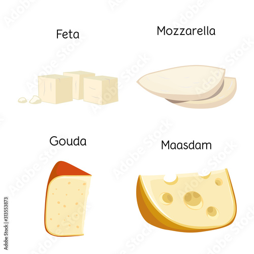 Vector illustration of food and snack symbol. Collection of food and product stock symbol for web.