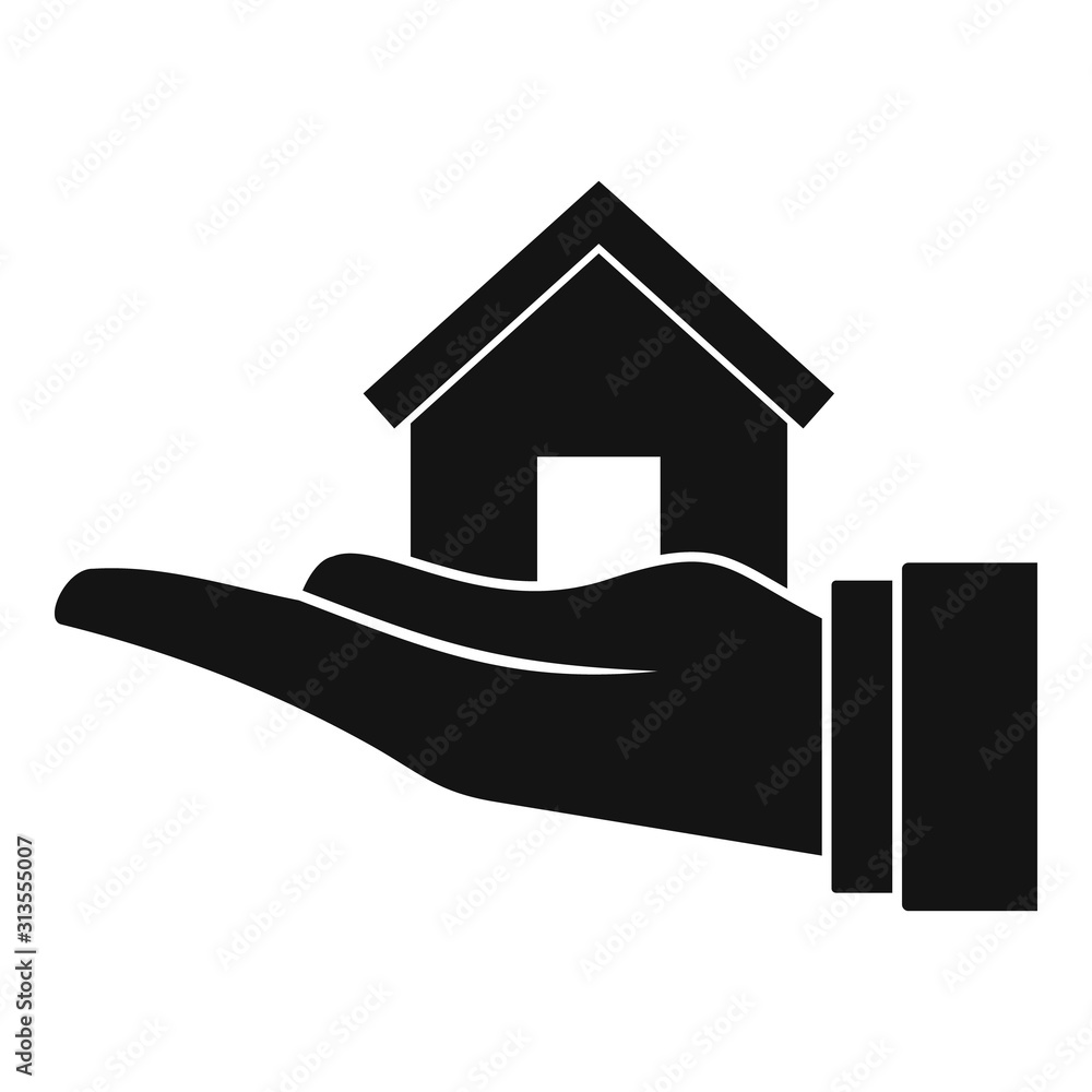 Leasing home icon. Simple illustration of leasing home vector icon for web design isolated on white background