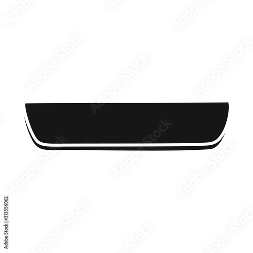 Vector illustration of cutlet and sausage icon. Graphic of cutlet and product vector icon for stock.