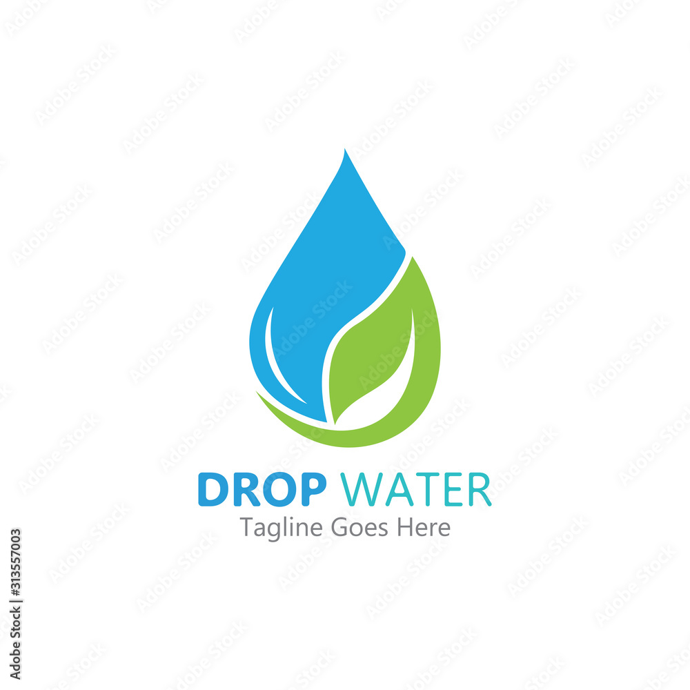 Creative Water drop Logo or icon Template vector illustration Creative Water drop Logo or icon Template vector illustration