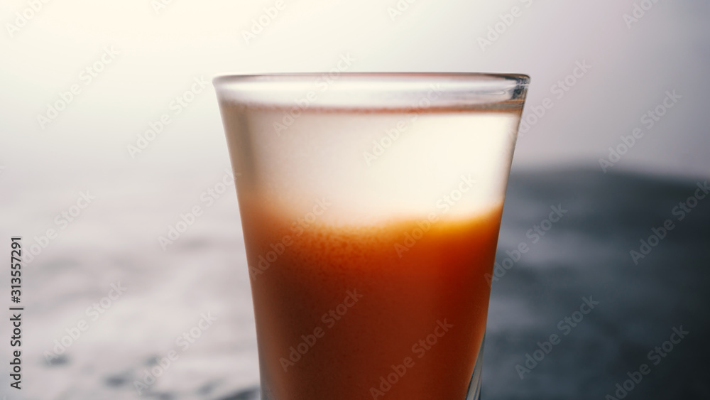Bloody Mary cocktail with vodka and tomato juice Bloody Mary cocktail with vodka and tomato juice