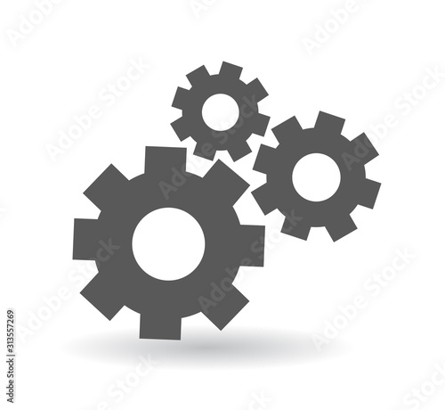 gears icon vector illustration
