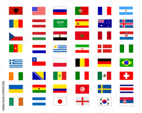 colored flags vector illustration design Free Download colored flags vector illustration design - GFXLoad