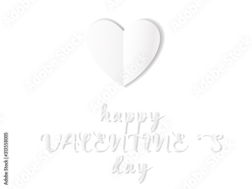 Wallpaper Mural Valentine's Day banner, poster, flyer with hanging  hearts. Vector illustration for Happy Women's, Mother's, Valentine's Day, wedding or love greeting card design. Torontodigital.ca
