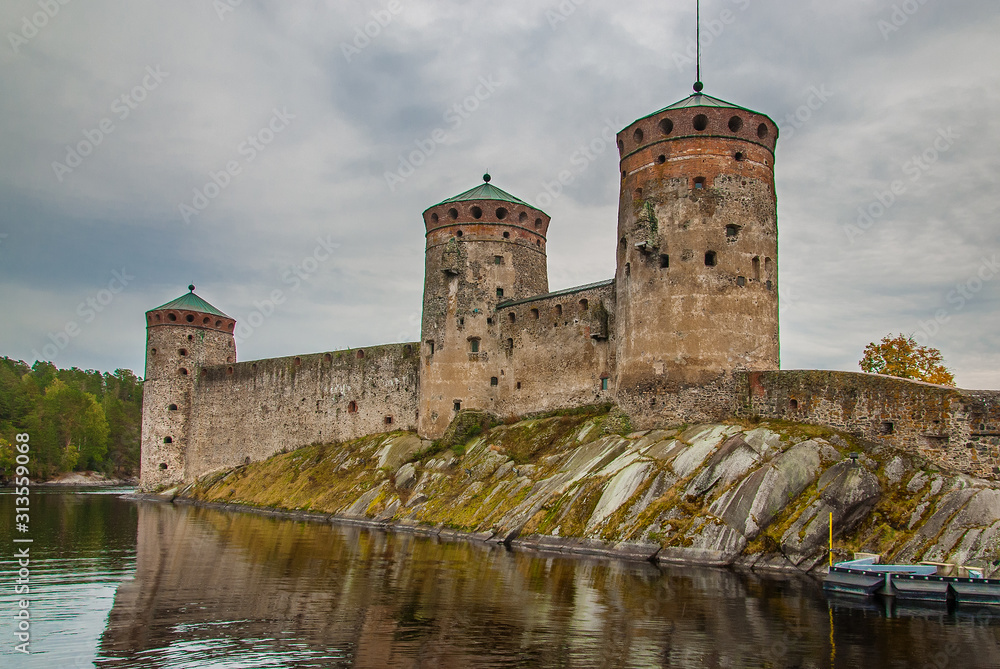 Olavinlinna castle in Savonlinna Finland