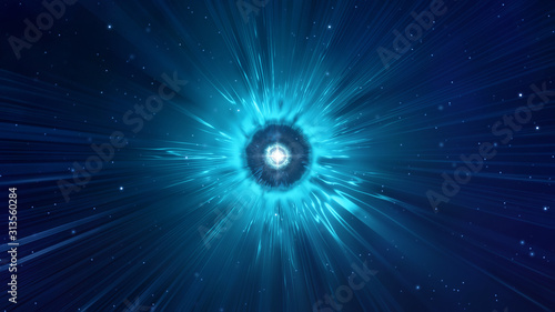 Εκτύπωση καμβά time warp tunnel background