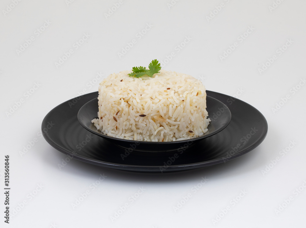 Jeera Rice or Basmati Rice Flavoured With Fried Cumin Seeds
