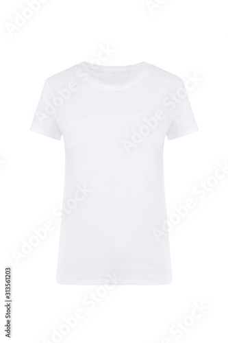Blank white t-shirt