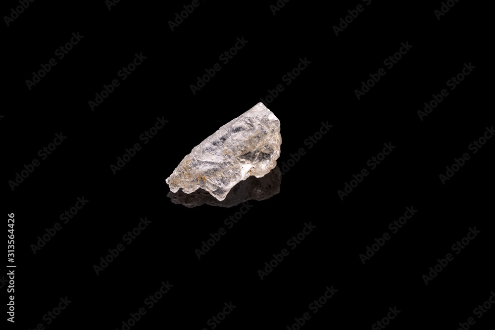 Close-up image of mountain pure quartz crystal Close-up image of mountain pure quartz crystal