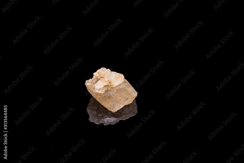 Close-up image of mountain pure quartz crystal Close-up image of mountain pure quartz crystal