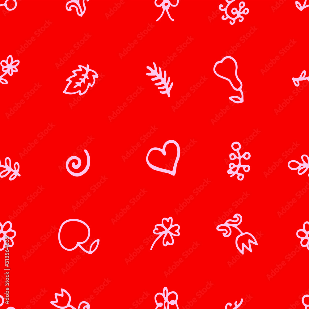 seamless pattern with hearts seamless pattern with hearts