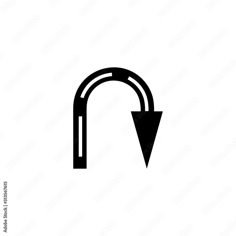 Way vector icon illustration design template