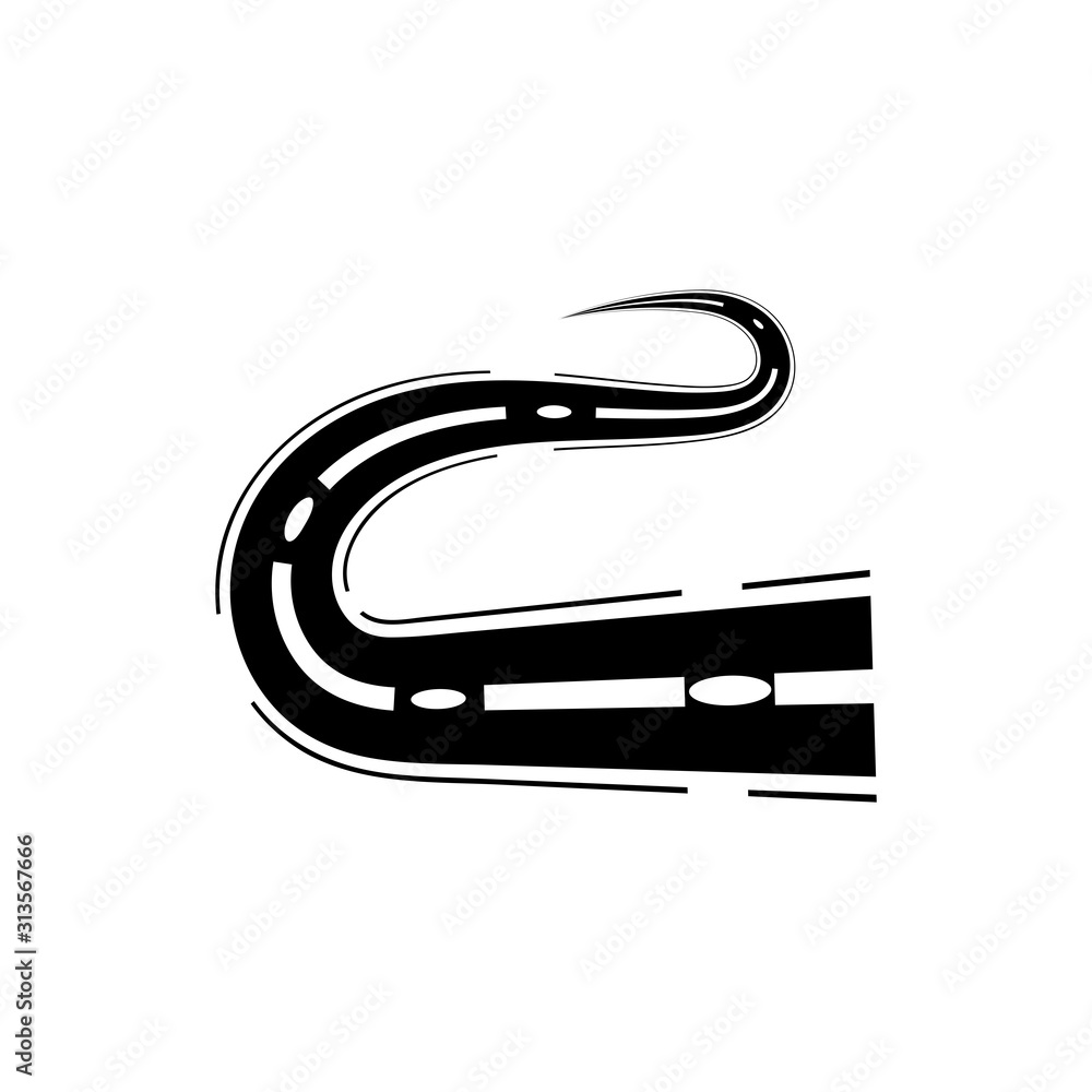 Way vector icon illustration design template Way vector icon illustration design template