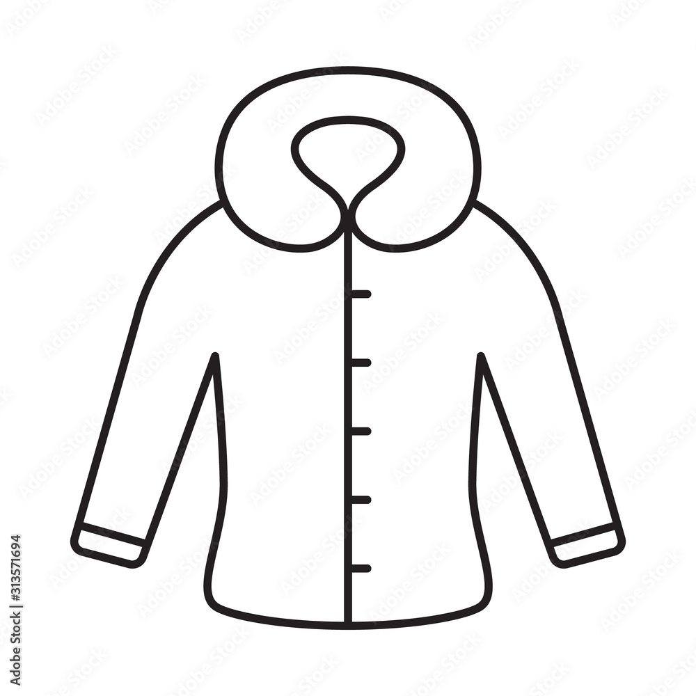 Black coat sales with white lining