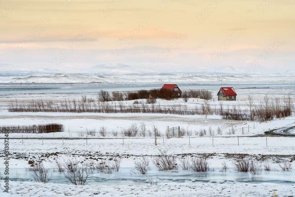 西アイスランドの風景 Stock Photo Adobe Stock