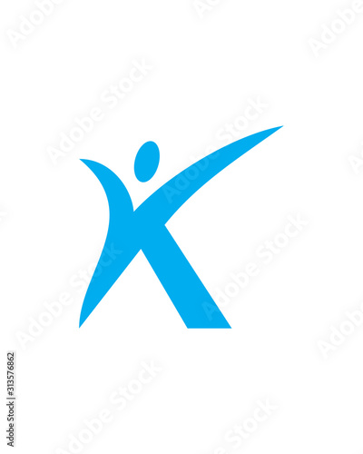 k healthy logo , medical logo
