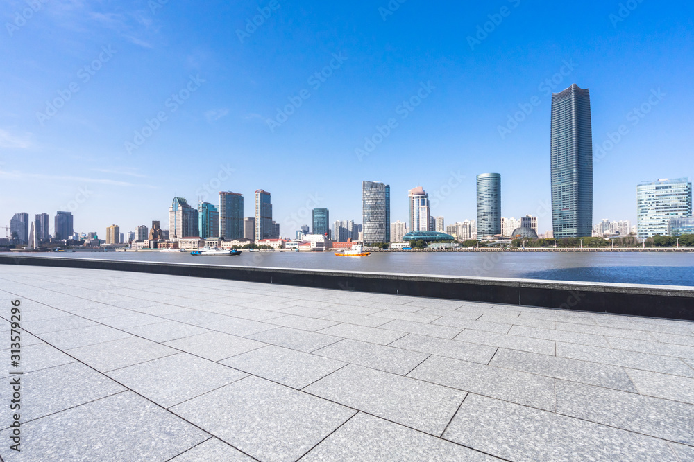 Obraz premium modern city skyline
