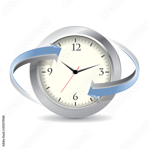 Around Time. vector illustration