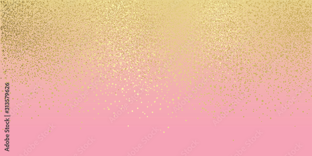 Pink and gold glitter background Pink and gold glitter background