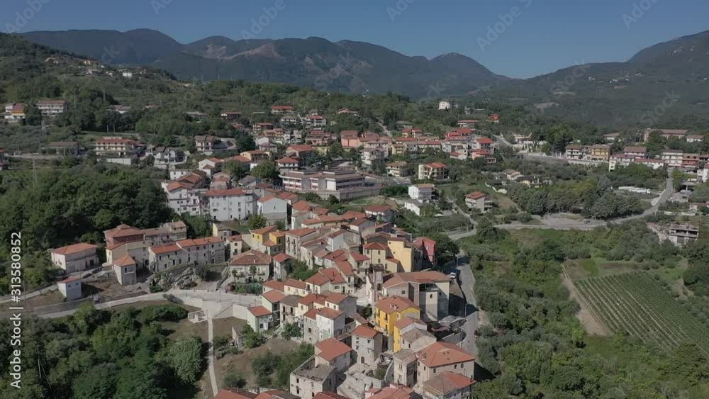 A typical town in Italy: Campoli del Monte Taburno, Benevento, Italy. A typical town in Italy: Campoli del Monte Taburno, Benevento, Italy.