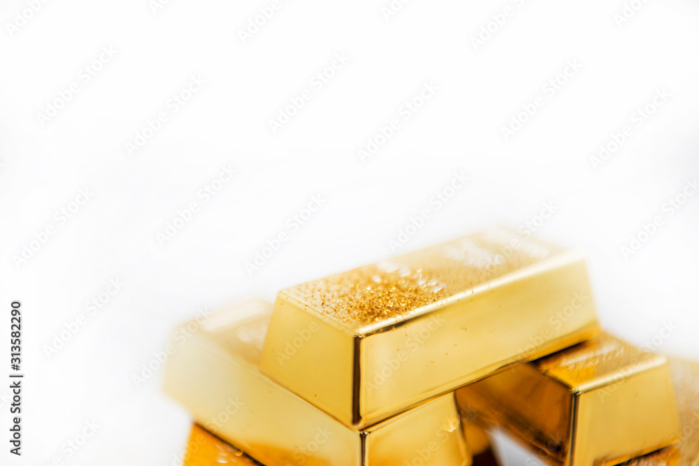 Gold trading concept. Abstract photo of gold.