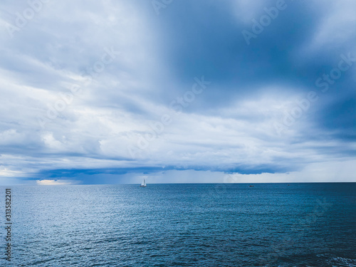 Sea view background