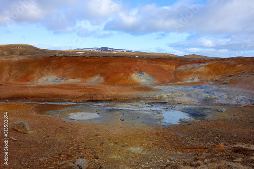 Seltun geothermal hot spring area