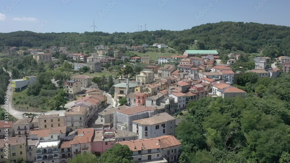 A typical town in Italy: Campolattaro, Benevento, Italy. A typical town in Italy: Campolattaro, Benevento, Italy.