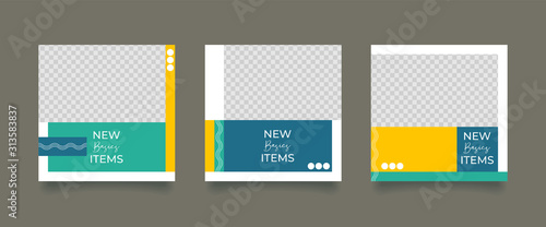 Unique Editable modern Social Media banner Template.Promotional web banner for social media. Elegant sale and discount promo. Fashion and lifestyle blog templates, web banners