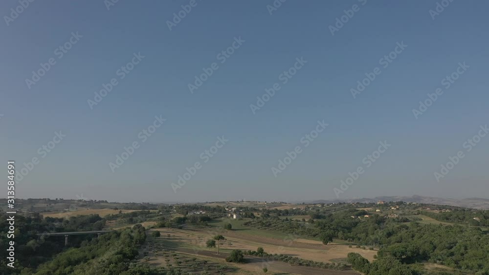 A typical town in Italy: Pietrelcina, Benevento, Italy. A typical town in Italy: Pietrelcina, Benevento, Italy.